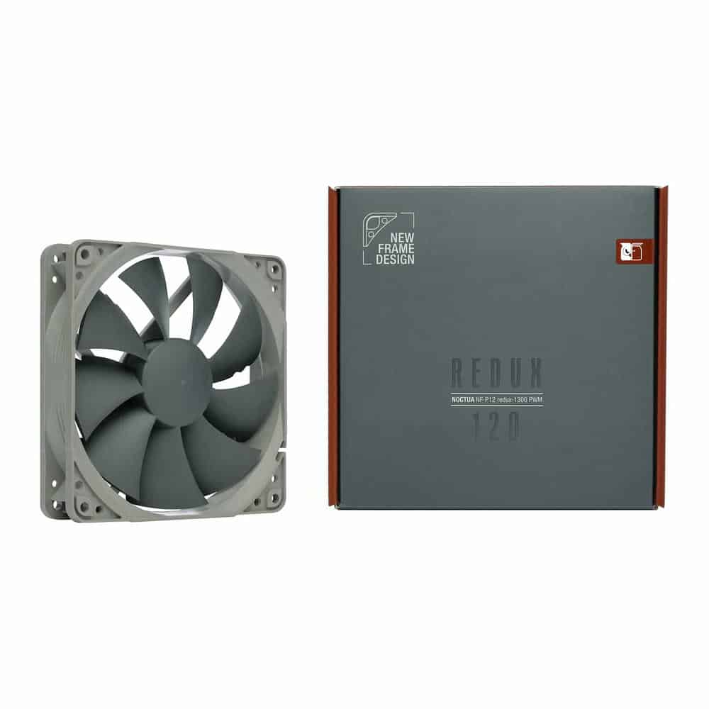 (image for) Noctua NF-P12 REDUX PWM 1300RPM 120mm Grey/Black Quiet Case Fan